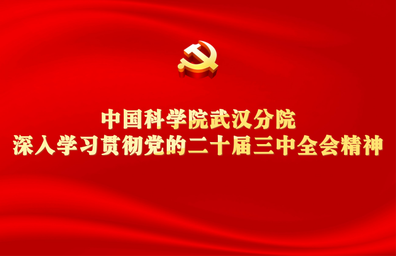 中国科学院武汉分院深入学习贯彻党的二十届三中全会精神